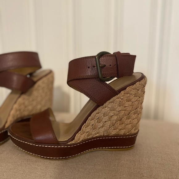 Stuart Weitzman Wedges size 7.5. Worn twice. I do not have the box. - Picture 3 of 4